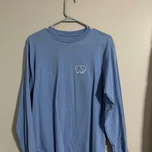 Ivory Ella Blue Long Sleeve Tee